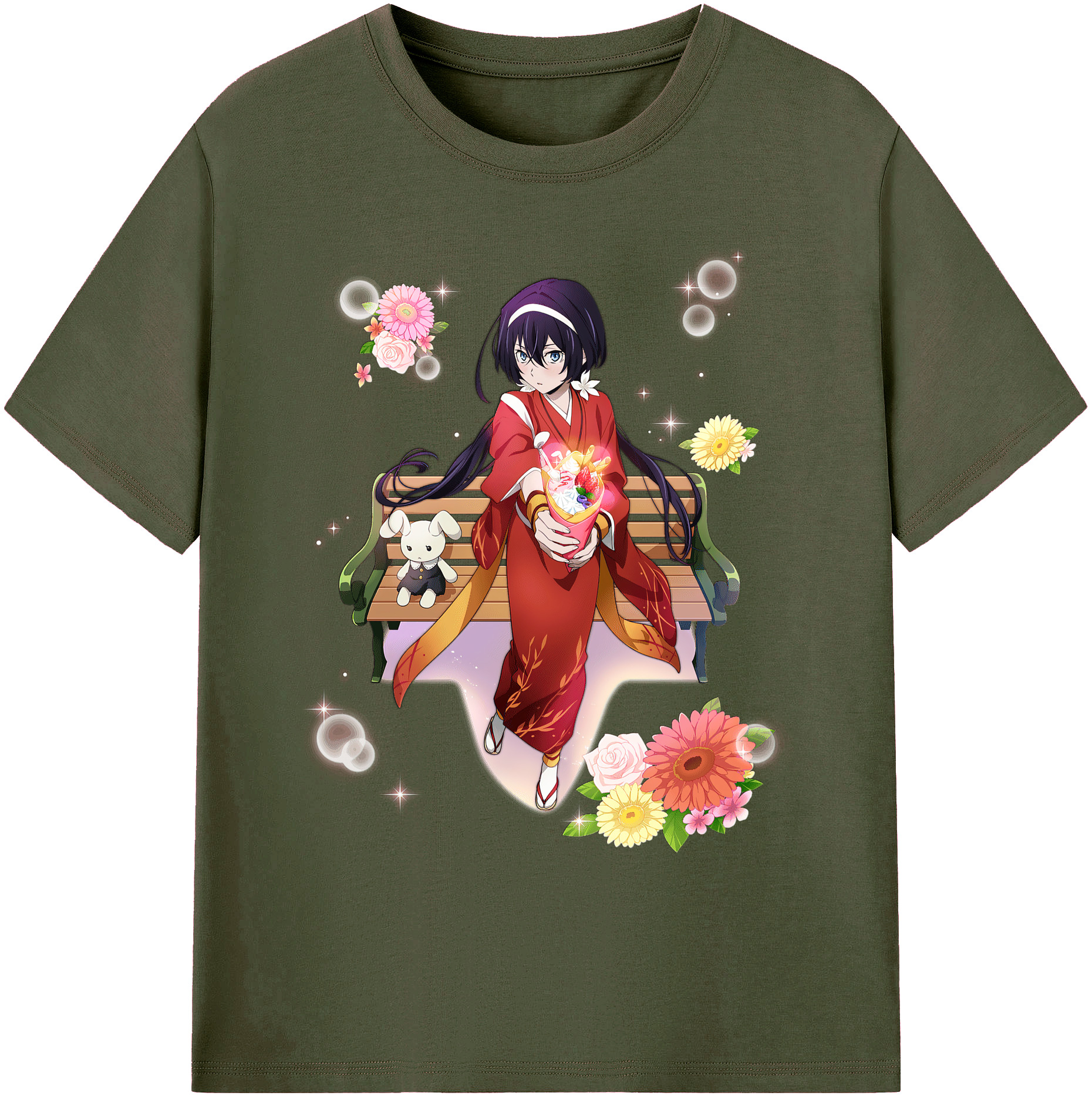 （画像用） 文豪ストレイドッグス Bungo Stray Dogs 綿100％ メンズ半袖Tシャツ｜肌触りやわらか＆通気性